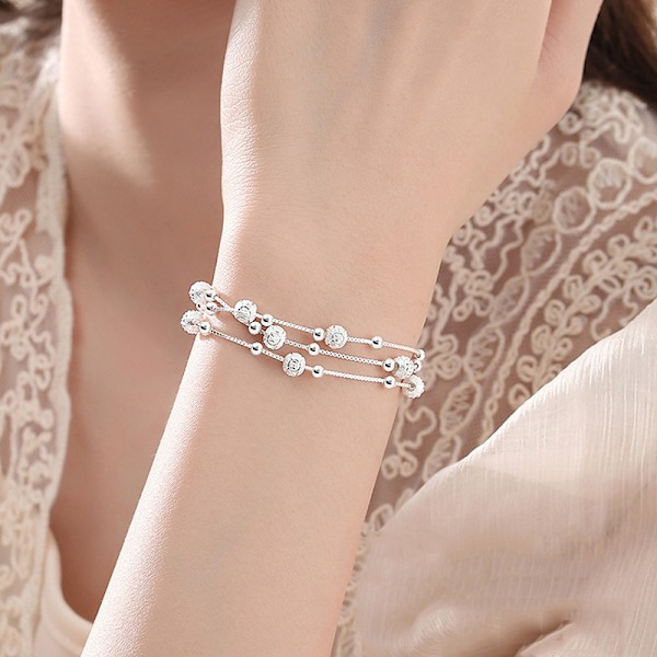 Silverarmband Tre Liv och Tre Världar Armband Dam Silver 925