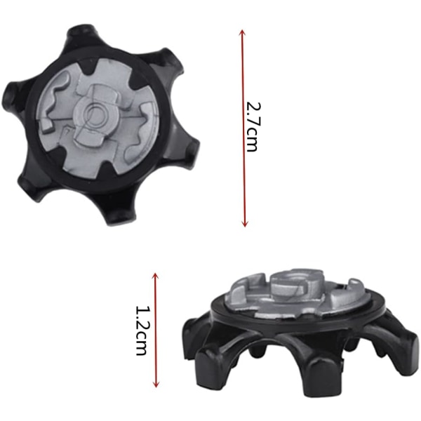 10 st golfspikersättning Golfspikersättning passar enkelt på golfsko och ger golfare dragkraft, stabilitet och komfort.