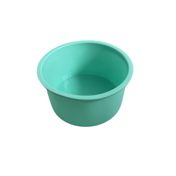 Silikone Mini Kageforme 4 Tommer Rund Bageform Non-Stick Silikone Bageform Bageform Genanvendelige Kageforme til Mini Kage Mousse Dessert, Pink,
