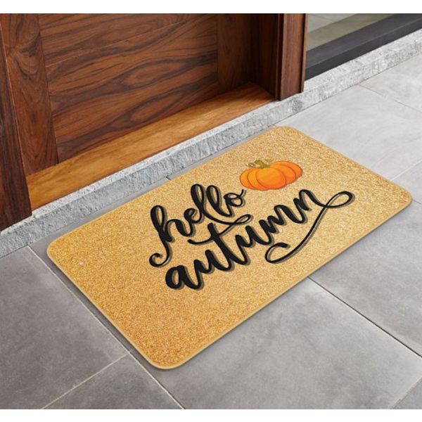 Yksinkertaiset englanninkieliset lattiamatot, keittiön ja makuuhuoneen sisäänkäynnit, painetut olohuoneen lattiamatot, 50*80cm, B