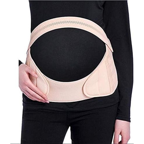 Maternitybälte (Rosa, 90-120 cm), Graviditetsbälte för ryggstöd, Andningsbart magband, Ländryggsbälte för att minska smärta
