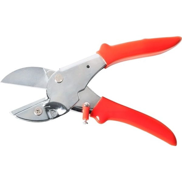 Non-slip garden pruning shears with safety lock