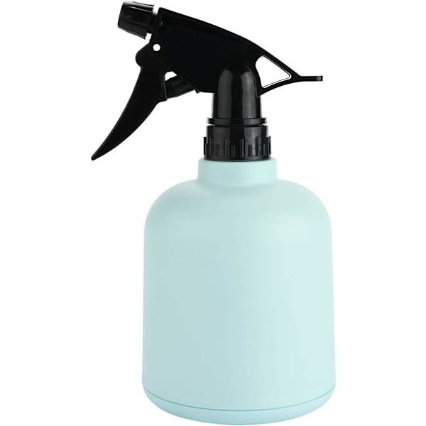 Blå plastblomspruta, justerbar sprayflaska kapacitet 600 ml för trädgård och hem, enkel förpackning, blå