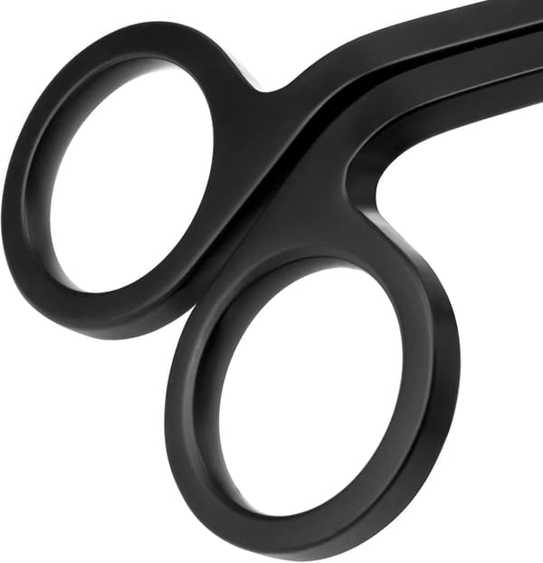 Robust lysestakesaks - Premium rustfritt stål lysestakesaks - Polerte lysestakssakser (matt sort)