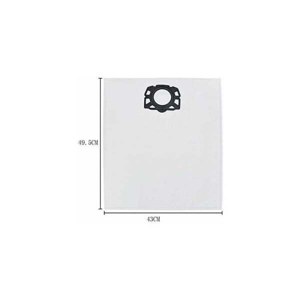 10 kappaleen pakkaus pölypusseja Karcher-pölynimuriin wd4 wd5 wd6 mv4 mv5 mv6，HANBING