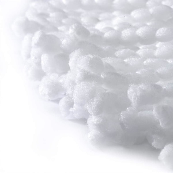 3-pak Premium udskiftningsmopper til 360° roterende rund spin magic moppe mikrofiber (hvid)