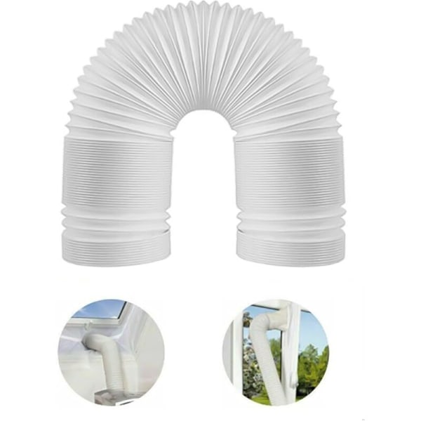 PVC udstødningskanal 6 m 15 cm