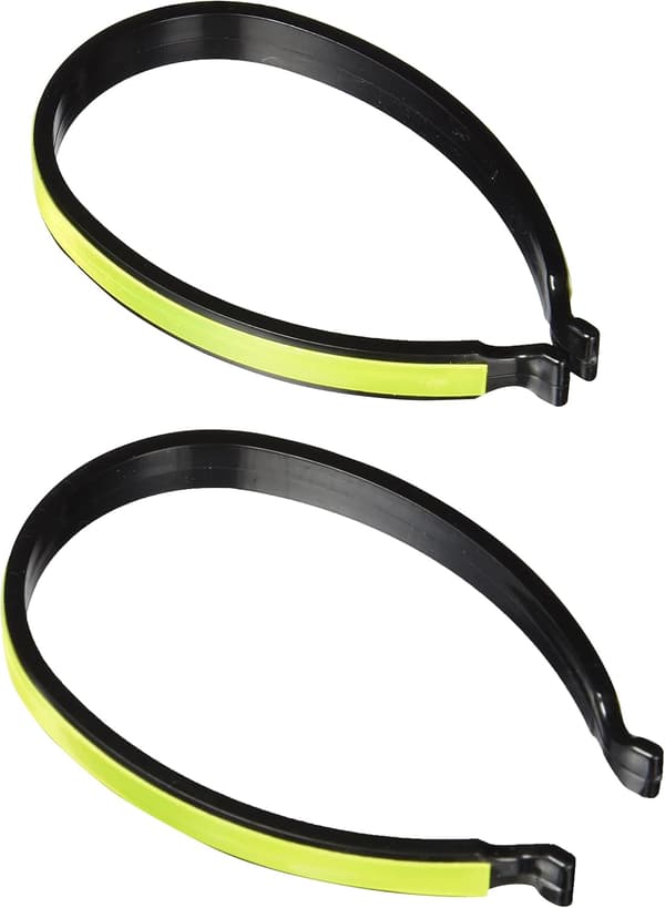 Par reflekterande cykelbyxklämmor