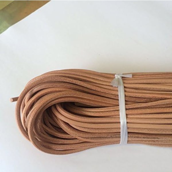 Nahkainen vyötyyppinen poljinompelukoneen osat (ruskea, 5m
