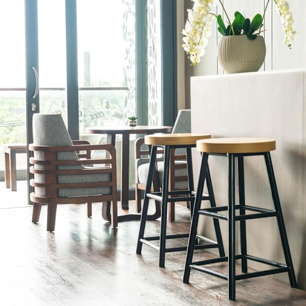Set med 20 fyrkantiga plastpluggar för 20 mm x 20 mm rör (0,79 tum) för trappräcke, ledstång, svart rör