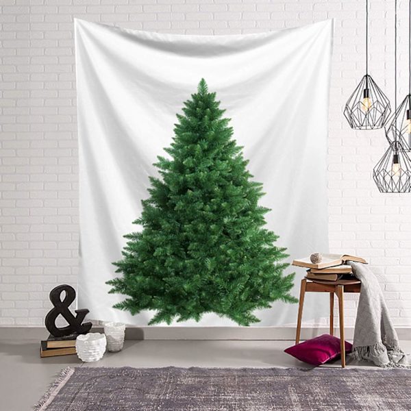 Julgranstapet Julgranstapet Vardagsrum Sovrum Dekorationer Hem Vardagsrum Fönsterdekoration 95cmx73cm