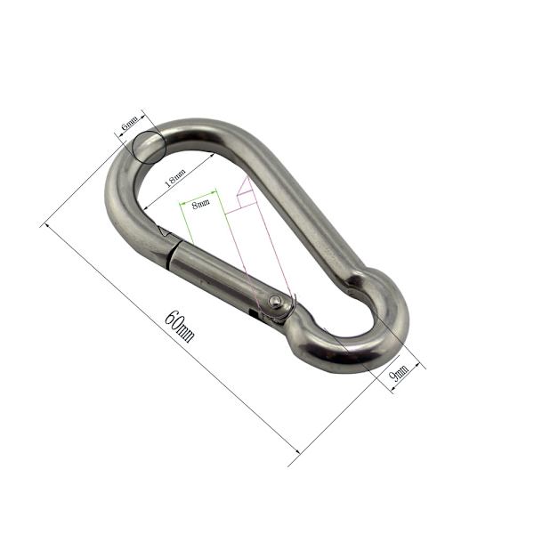Skygge Sejl Hardware Kit - 304 Rustfrit Stål Sol Sejl Installations Kit - 6\" - til Installation af Rektangulære og Trekantede Skygge Sejl til Terrasse, Gar