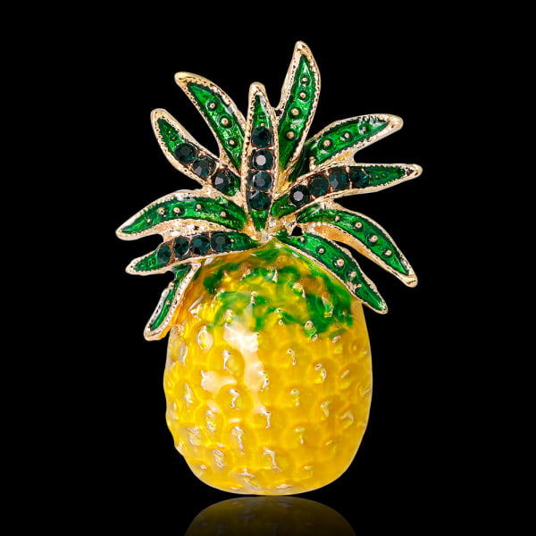 Kestävä hedelmä-ananas rintaneula, paitahuivi mekko-asusteet