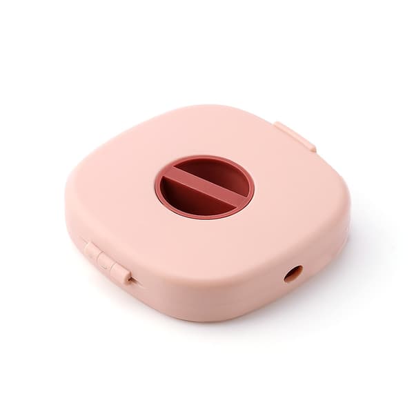 Rosa 3-pack Övrig förvaring Datakabel förvaringslåda, Bärbar lindare, Multifunktionell datakabelförvaringslåda