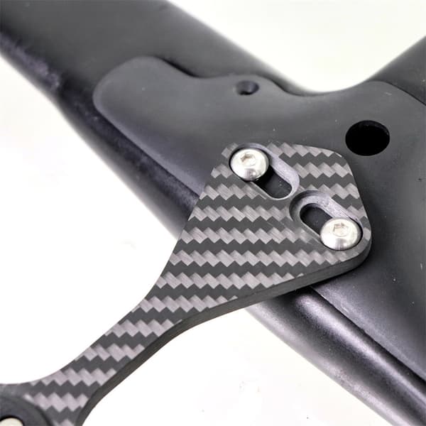 F12 Sykkelstyre Carbon Fiber Datamaskinfeste for Garmin Cateye