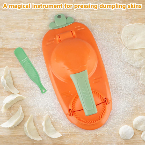 2 i 1 Dumpling Maker, Manuell Deigpresse, Manuell Dumpling Maker Mold, DIY Dumpling Maker Ravioli Maker, Dumpling Molds for Dumplings