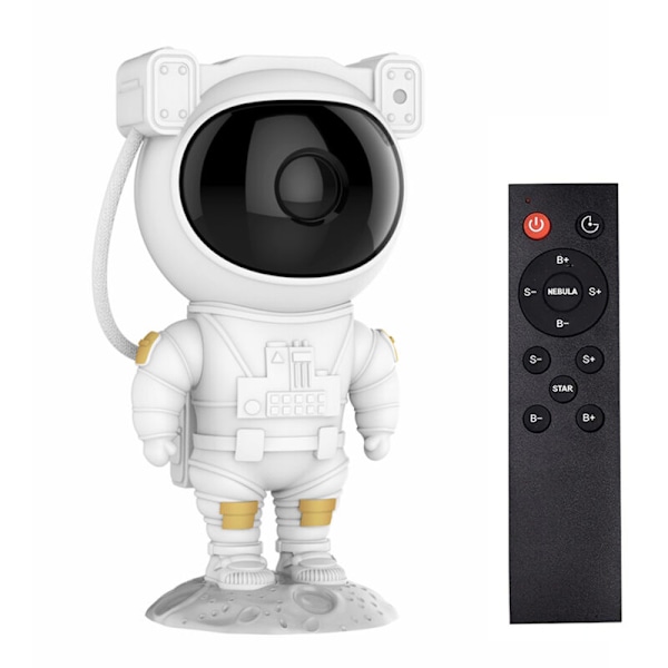 Stjerne astronaut Projeksjon Stjerne Galaxy Stjernelampe Projektor For barn atmosfære Dekorative ornamenter Dekorative ornamenter Bordlampe med fjernkontroll