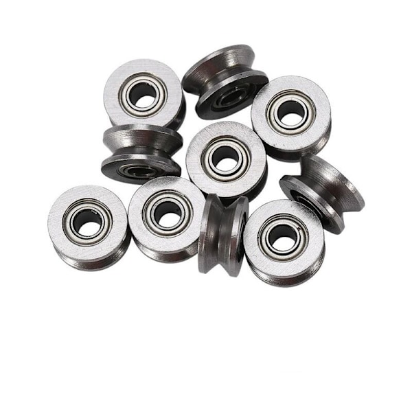 20 stk. V623zz rillekugleleje remskive til lineært jernbanesystem 4x13x6mm