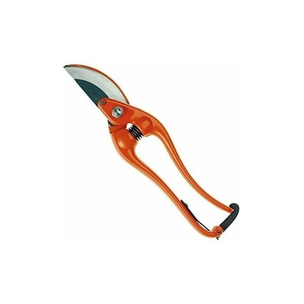 Smidd sekatör P3-23-F, orange färg, längd 230 mm.