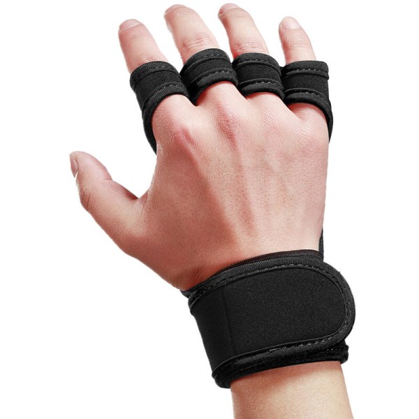 Outdoor sports for men and women indoor fitness weightlifting non-slip riding deadlift half-finger gloves