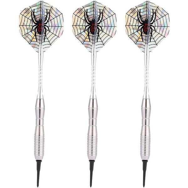 3 stk stålpilspiler, 3,5 cm mål pilkastpiler nålesett for piltavle