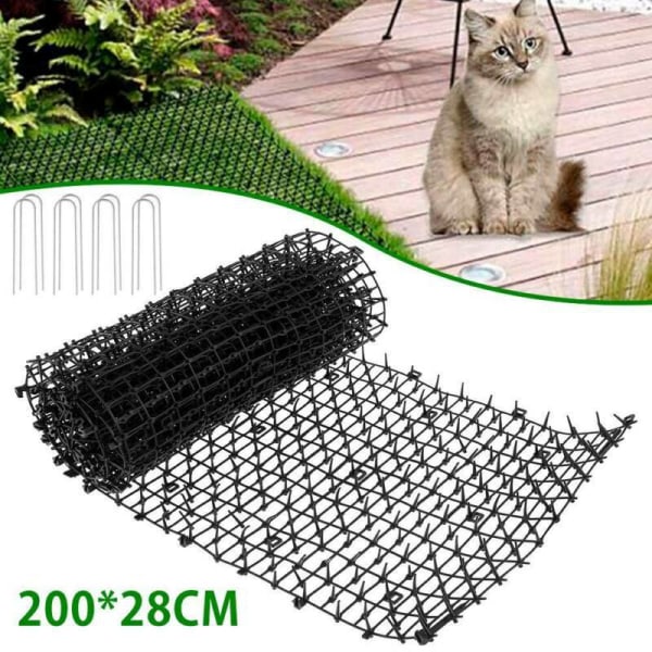 Anti-Cat Mat med Thorn Grid Trädgård Anti Hundar, Katter Husdjur Plast