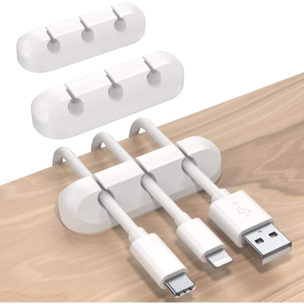 Desktop Cable Organizer Clips, 3 Pack Kabelholder, Cord Organize