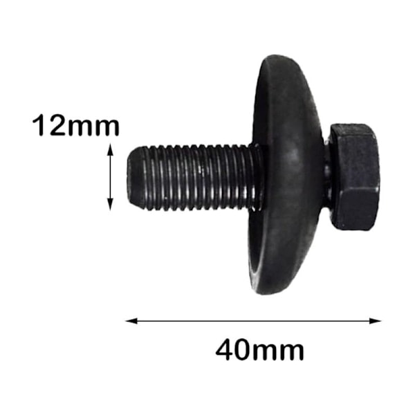 Set med 2 gräsklipparbladsbultar och traktorbladsbultar 3,8 cm x 1,2 cm - 20 med skärbricka för att fästa bladen på gräsklipparen