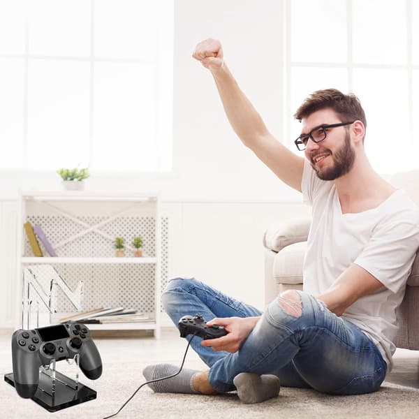 Kontrollstativ Spelkontrollstativ Transparent Kontrollhållare Universell Kontrollhållare Stativ för PS5 / PS4 / Xbox /
