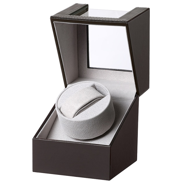Brun Ultratyst Rotation Varv Per Dag Watch Winder Box Smycken Watch Box