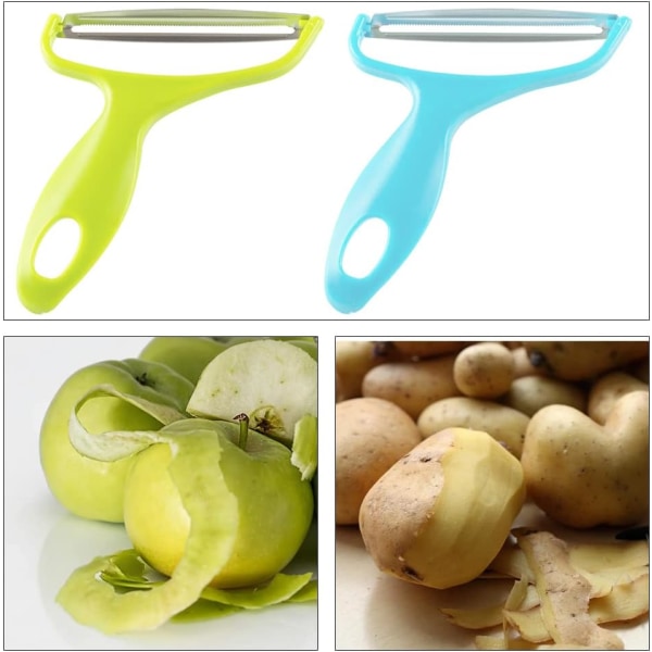 2 stk Y-formet bredskrellet fruktskrellet