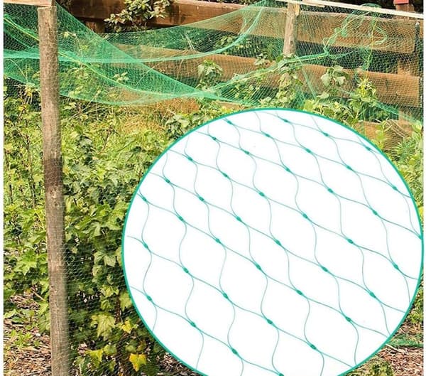 4 x 12 meter, trädgårdsnät, maximalt skydd för blomväxter upp till 48 m², klippt