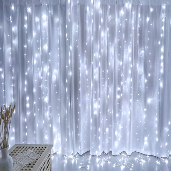 Fairy Lights 30M 300LED Lågspänning Vattentät Utomhusbelysning, Julbar med Bröllopsdekoration, Vit