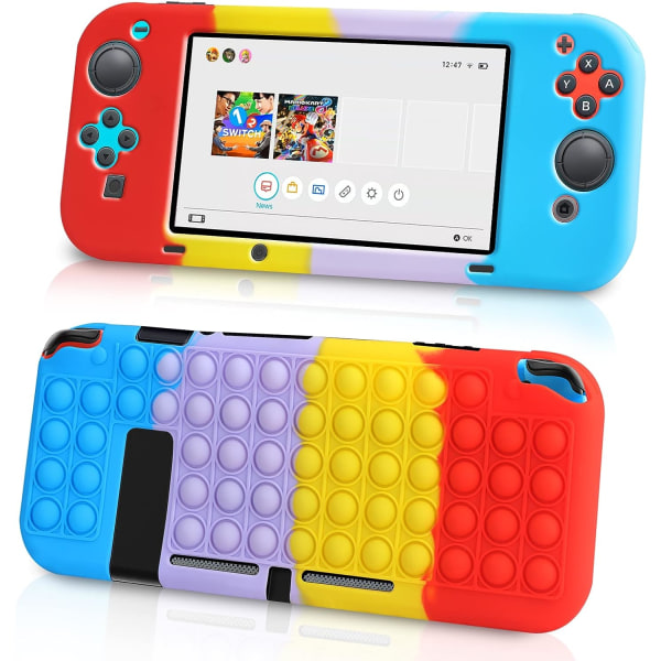 (Röd) 1 Set Kompatibel med Nintendo Switch Protective Cover Anti