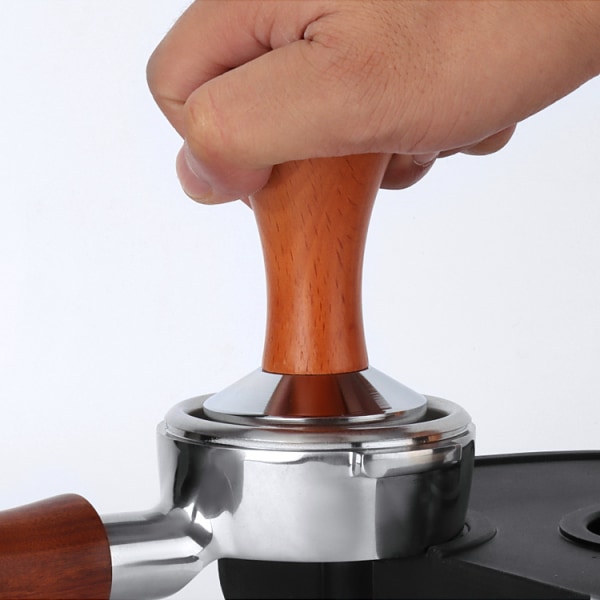 Amigos Espresso Tamper, Rostfritt Stål Kaffe Tamper Rostfritt Stål Kaffe Press Barista Espresso Tamper för Kaffemaskin