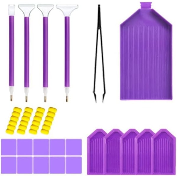 Timanttipistoolisarja, DIY-timanttipistoolin taidetyökalut, timanttimaalaustarvikesarja, DIY 5D-timanttitaidetyökalusarja