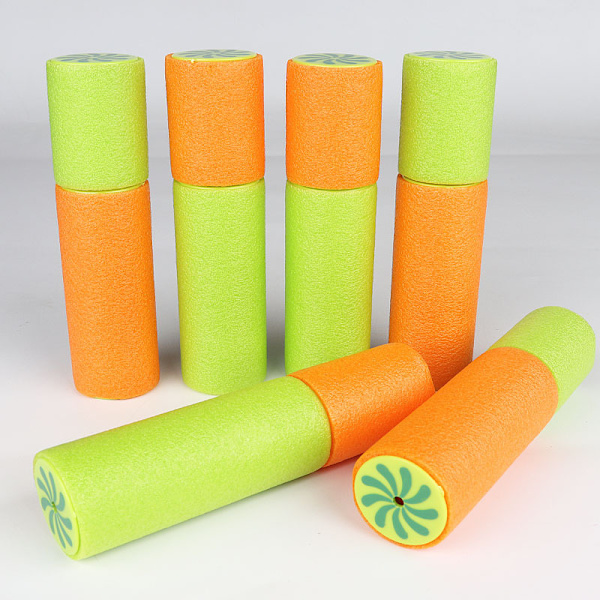 6 kappaleen vesipyssysetti, Super Soaker -pitkän kantaman vaahtomuovilelupumppu kesän lapsille (15,5 cm)