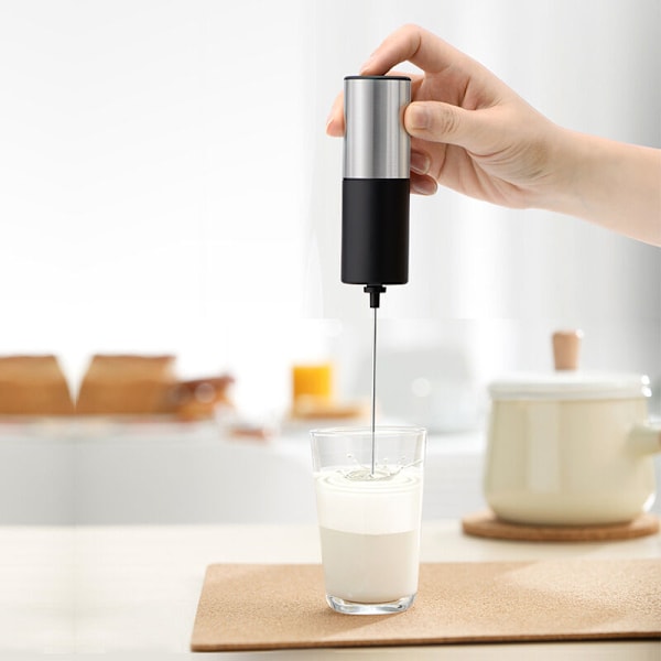 Automatisk Design Mini Elektrisk Håndmikser Håndholdt Melkeskummer Håndrører Elektrisk Skummaskin