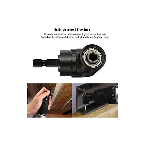 105° adapterhållare, rätvinkelborr, hörnskruvmejsel, multifunktionell hörnburna med 1/4\" magnetisk borrhållare, spetsadapter för dri