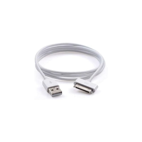 USB Laddningskabel för iPhone 4 4S 3G 3G 1m Vit