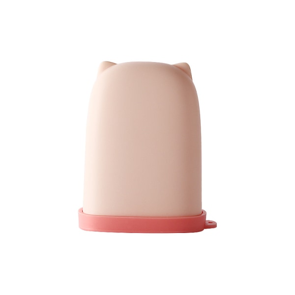 Tvållåda Creative Travel Tvållåda med lock förseglad och dammtät Bärbar tvållåda i plastsilikon - rosa