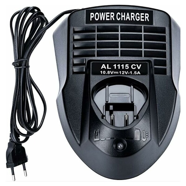 Li-ion batterioplader al1115cv 10.8v 12v 1.5a li-ion boremaskine/skruetrækker BC430 BC330, 2 607 336 996 BAT411 BAT412A