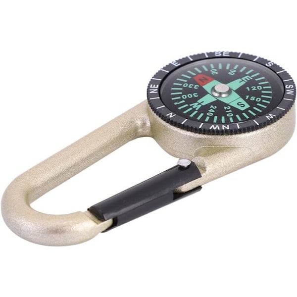 (68 × 30 × 9) Korkjakke 2-i-1 karabinkrok tang Broosher utendørs camping vandrer turer utstyr