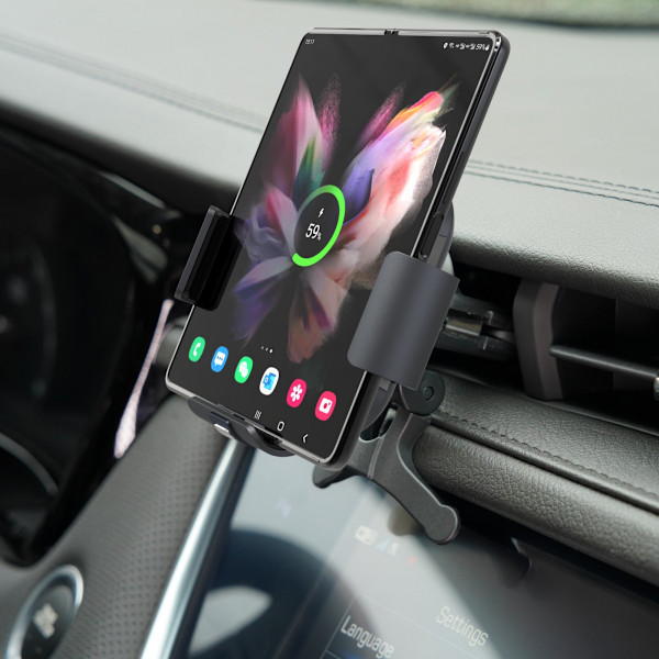 Billadapter Trådløs Oplader Kompatibel med Samsung Fold4 Foldbar Skærm Kompatibel med Huawei Xiaomi Vivo