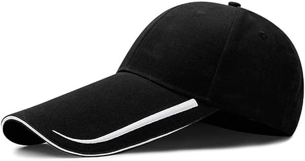 Ekstra lang visir vasket bomulls baseball cap