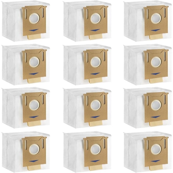 12 pölypussin sarja Ecovacs Deebot N8+ N8 Pro+ N8 Pro Plus T8 T8+ T8 Aivi T8 Aivi+ T8 Max T9+ DX93 DDX96 Yeedi -imureille, liesille ja lisätarvikkeille