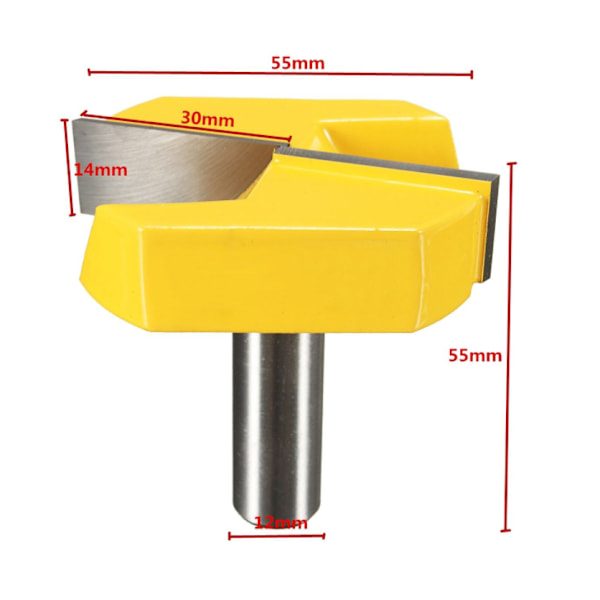 12mm Haleblad, 12x55mm Bunnrenser Planer Bunnplaner Kutter