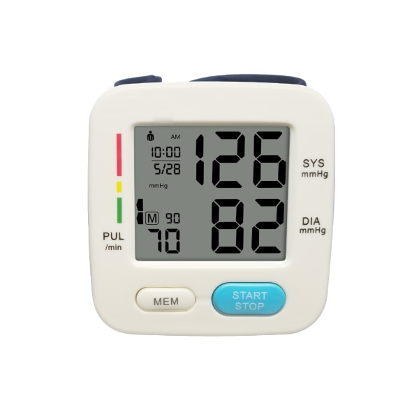 Smart blodtrycksmätningsinstrument - stor skärm - automatisk röst för medicinskt bruk i hemmet