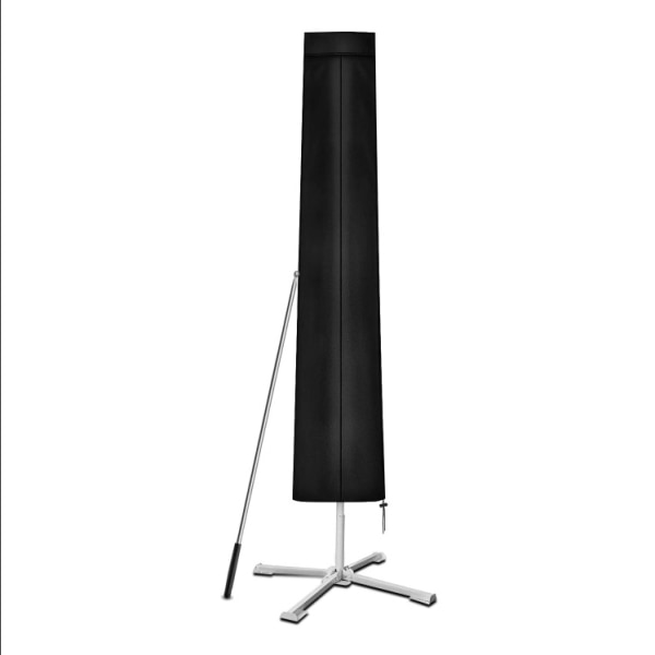 Parasoldeksel, Robust 210D Oxford-stoff, Vanntett, Anti-UV Beskyttende Deksel for Cantilever Parasol med Luftventiler (190x30x50cm) - Svart