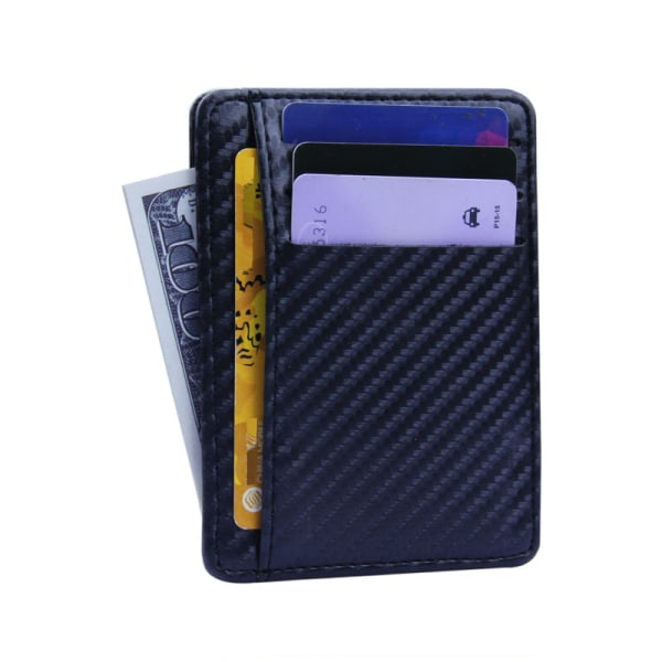 Blockerande Super Slim Minimalistisk Front Pocket Kreditkortshållare wi